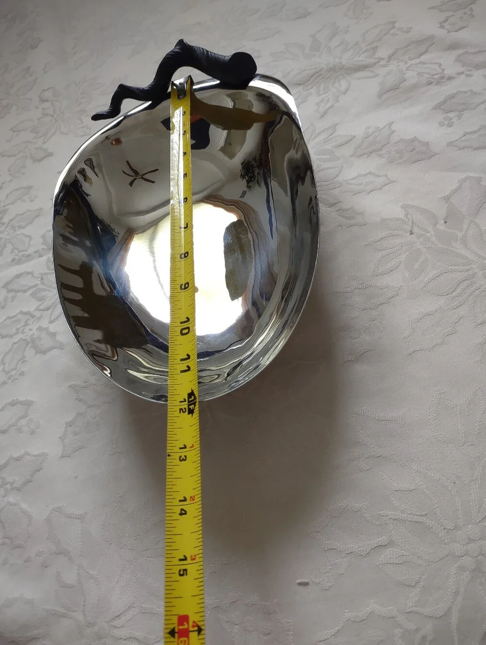 Luxury Michael Aram Handcrafted Stainless Steel Bowl Pear Shaped